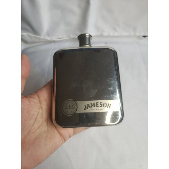 John Jameson & Son Vintage Limited 6oz Irish Whiskey Flask JJ&S Screw Top - Picture 6 of 16
